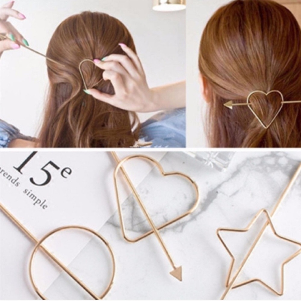 💟Heart & Arrow Hair Clip 💘 - Picture 2 of 2